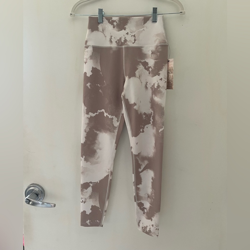 Taupe marble workout leggings - Picture 2 of 4